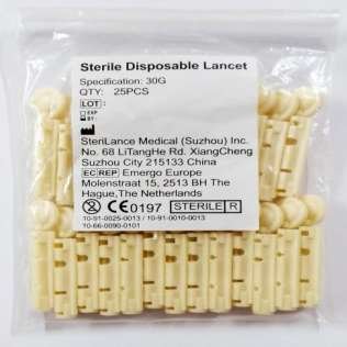 شكاكات قلم جهاز السكر